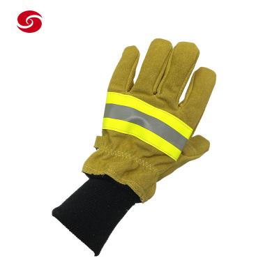 China Guantes ignífugos militares/guantes de bomberos/guantes de seguridad de emergencia de rescate contra incendios/guantes de protección/guantes resistentes a cortes/guantes de servicio en venta