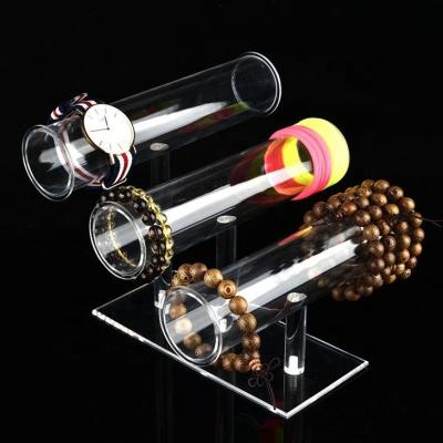 China Wristband& Clear Acrylic Watch Display Bracelet Display Prop Rack / Bracelets Bracelet Stand for sale