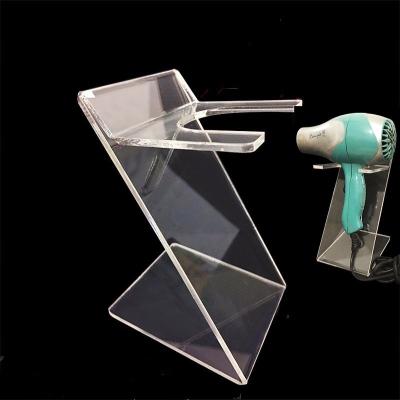 China Best Clear Acrylic Hair Dryer Holder Stand for sale