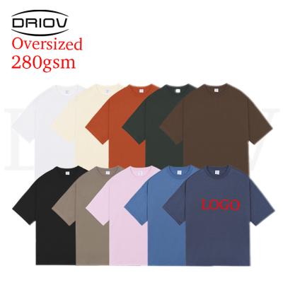 China Other Oversized T Shirt 280gsm Fashion Street Use Latest Designs Mens Oversized Tees Mens Unisex Custom Logo T-Shirt for sale