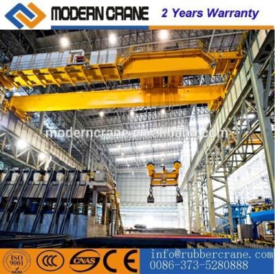 China Bridge Crane Hot Price 50 Ton Pocket Crane Pocket Overhead Bridge Crane For Steel Plant for sale