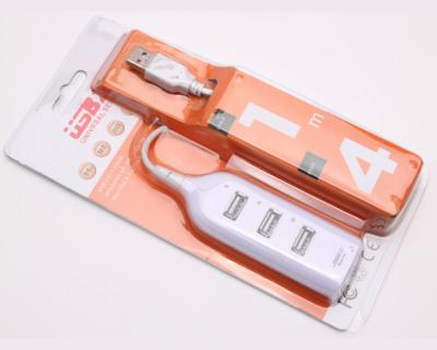 China USB 2.0 4-port Hi-speed USB WHITE Hub for sale