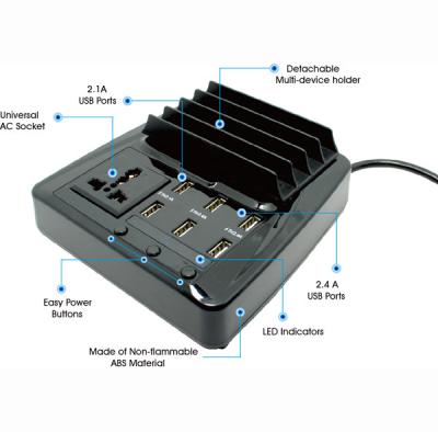 China USB Charger Portable Battery Charger for iPhones, ipads, galaxy, Htc Bluetooth Speakers for sale