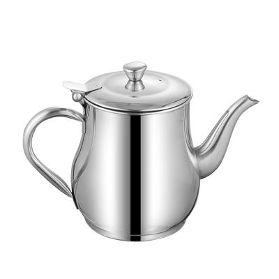 China Viable Classic Style Stainless Steel Tea Kettle Tea Kettle Whistling Teapot For Home And Outdoor for sale