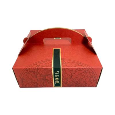 China Custom Logo Rectangle Gable Box Food Gift Box Eco - Friendly Packaging Recyclable for sale