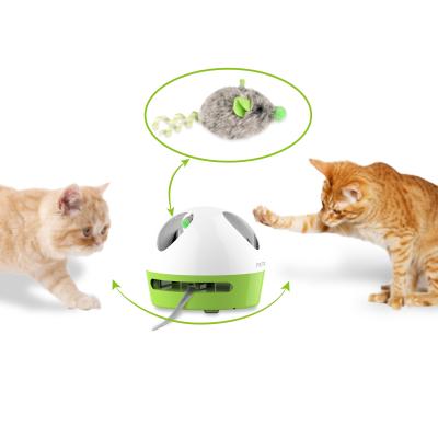 China PetGeek Viable Cat Toy Electric Mouse Noise Hiding and Seeking Interactive Cat Toys for sale