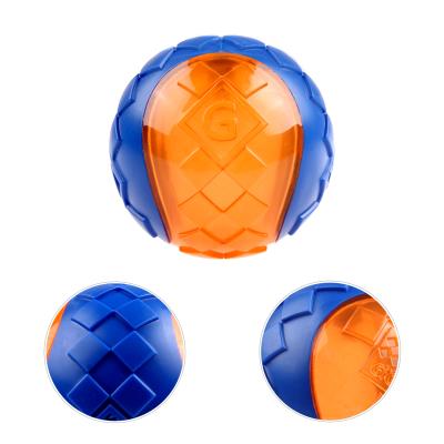 China Wholesale Durable Stocked TPR Dog Ball Toys Squeaky Dog Ball Juguetes Interactivos Para Perros for sale