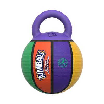 China Free Sample Viable Dog Toy For Chewers Ball Dog Toy Aggressive Strain Play With Solid Handle Grip Indestructible Dog Toys for sale