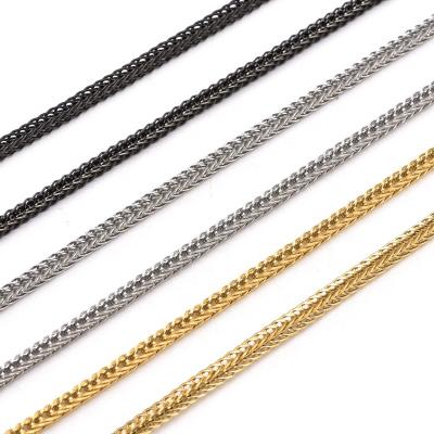 China Tasty Hiphop Stainless Steel Restraint Link Gold Choker Chain Necklaces For Women Men for sale