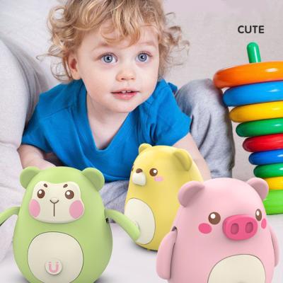 China Educational toys Tik Tok Magnetic Swing Chicken Toy kids educational toys swing Team Swinging Magnetic Toys running animal for sale