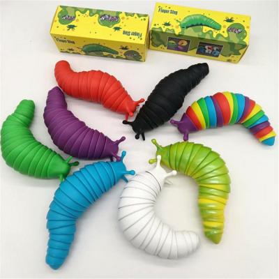 China Hot Selling TikTok Relieves Non-Toxic Decompression Toy Stress Release Fidget Slug Effort Kids Fun 17.5cm for sale