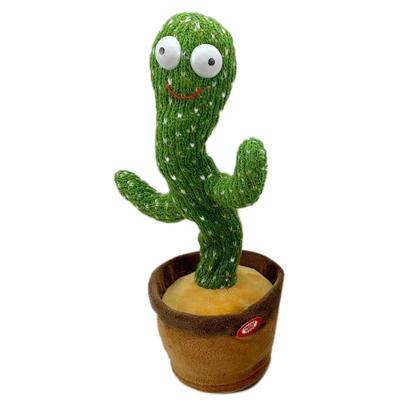 China New Super Hot Toys Recording Series Singing Cactus Funny Dancing Cactus With Lights for sale