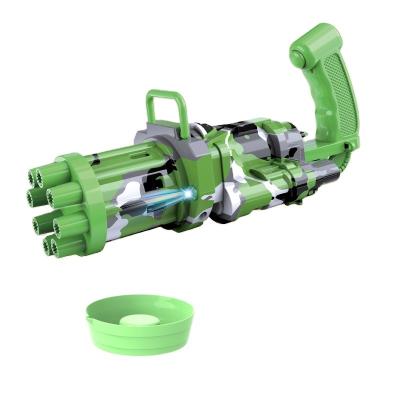 China Fun Plastic Gift for Kids with Gatling Bubble Gun Leisure Toy Outdoor Water Gun for Adults and Kids for sale