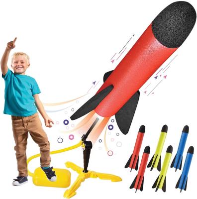 China Feet Push Feet Air Rocket Toy Parent-child Rocket Launcher Toy Outdoor Luminous Sports Play for sale