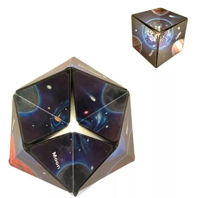 China New Relaxing Magnetic Autism Toys Infinite Cube Shape 3D Cognitive Shaking Puzzle Desk for sale