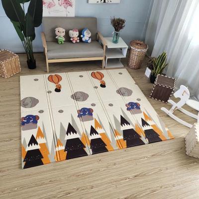 China Early Education 2020 Hot Selling Big Folding Play Crawling Mats With Handbag For Babies for sale