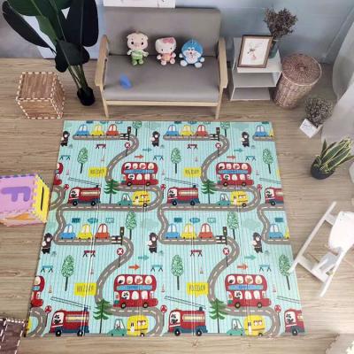 China Play Large Soft Waterproof Foldable XPE To Foam Non-Toxic Floor Mat New Born Baby Soft Play Crawling Mat for sale