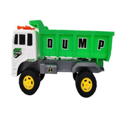 China High Quality Diecast Building Model Diecast Car Educational Toys of Kids Big Size Vehicle Dump Truck For Children for sale