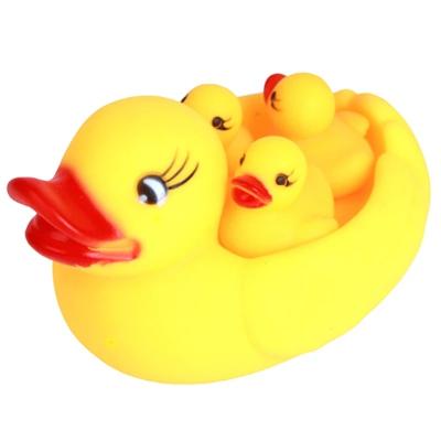 China Yellow PVC Bath Toy Pop Rubber Floating Duck Ducks for sale