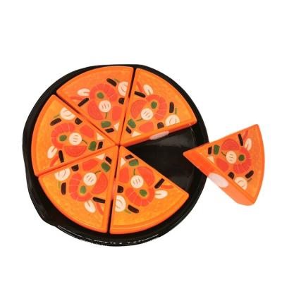 China 2020 Hot Funny Educational Toy Kids Pretend Play Game Baby Kitchen Set Toys DIY Pizza Fruit Party Indoor Preschool Kids Cutting Toy For Kids for sale