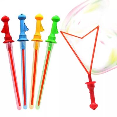 China Long Plastic Soap Bubble Machine Gin Bar Sticks For Kids Soap Bubble Toy With Soap Water for sale