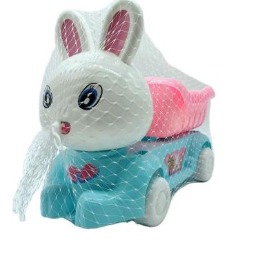 China Toy Children Plastic beach toys rabbit car toy set tool diecast white toy set for children made in China for sale