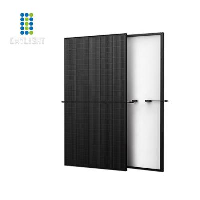 China Hot Sale Solar Panel 390W 400W 410Watt Mono Solar Panel Wholesale Price Black Mono Roof Tiles 210mmx70mm for sale