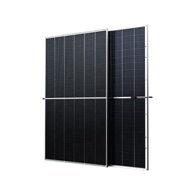 China Trina Solar Photovoltaic Panel 580W 590W 600W Dual Bifacial Monocrystalline Solar Panel Solar Panel Commercial Use 210mmx105mm for sale