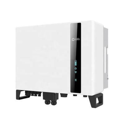 China Three Phase Solis Storage Solar Power Inverter 5kw 6kw 8kw 10kw On Grid MPPT Residential &Commercial Use Hybrid Solar Inverter 596*496*230mm for sale