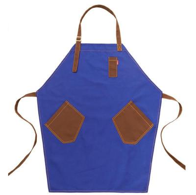 China Restaurant Durable Apron Hairdresser Delantal Avental Kitchen Cooking Chef's Cupcake Canvas Apron Custom Gardening Cleaning Pinafore for sale