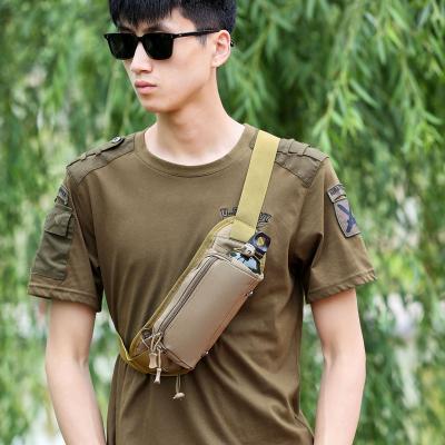 China Fashion Wholesale Fanny Pack Mobile Phone Camouflage Chest Outdoor Tactical Nylon Female Running Sports Climbing Kettle Bottle Men Waist Bag for sale