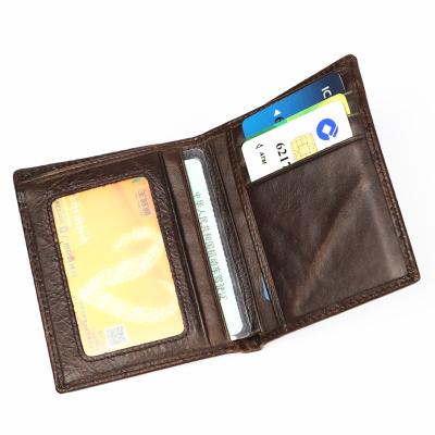 China Luxury leather men wallet card holder fashion female ladies women dollar money passport cardira de cartera RFID wallet for sale