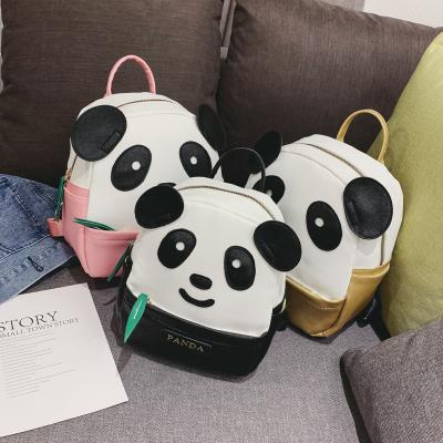 China Multifunctional Purpose Women Ladies Monmmy and Me Parenting Cartoon Panda Animal Matching Kids 2 Piece Backpack School Bag for Kids Boys Set for sale