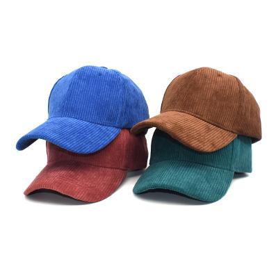 China breathable & High Quality Plain Snapback Baseball Caps Corduroy Men Women Winter Autumn Leisure Waterproof Outdoor Fashion Sunshade Hat Street for sale