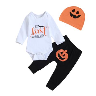 China Autumn Summer Spring Cartoon Romper Infant Cotton Pants Suit Pants Overall Dark Breathable White Hooded Eco-Friendly Washable Substantial Fall With Hat for sale