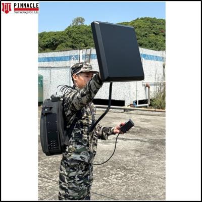 China 433MHz 900MHz Backpack Anti Drone Jammer Signal With Internal Battery for sale