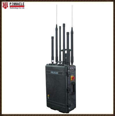 China 8 Antena bloqueador de recepción de teléfono celular Scrambler RCIED Convoy jammer 1300W en venta