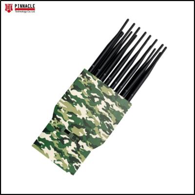 China Handheld 16 Antenna WiFi Radio Military Signal Jammer 3G 4G 5G for sale