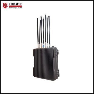 China Outdoor Aluminium UAS FPV Radio Anti Drone Jammer Fixed Type for sale