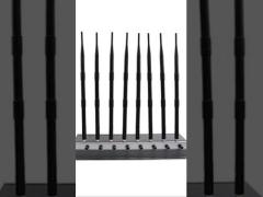 Powerful 8 Antennas Jammer for Mobile Phone GPS WiFi VHF UHF