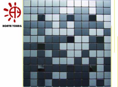 China HTY - TM 300 Best Selling in India Metal Stainless Steel Mosaic Tile Foshan Coating Factory for sale