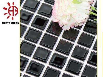 China HTY - TB 300 China 2018 Crystal Glass Block Mosaic Tile for sale