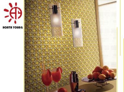 China HTY - TC 300 300*300 Best Selling Background Design Mosaic, Glass Art Pattern Mosaic Wall Tile for sale