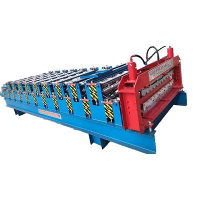 China Building Material Shops Easy Operation Double Layer Forming Machine for sale