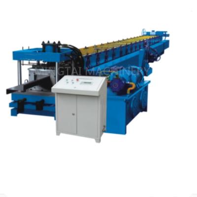 China Building Material Shops MingTai 80*300 Z Type Steel Metal Structure Z Purlin Roll Profile Making Machine for sale