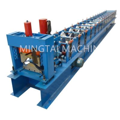 China Building Material Stores MingTai Roofing Ridge Tile Roll Forming Machine / Metal Roof Ridge Tile Roll Forming Machine for sale