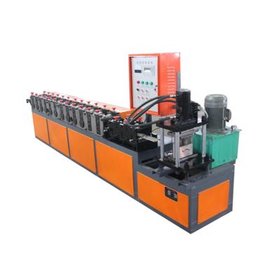 China Building Material Shops Newest Style Fireproof Shuter Door Slat Roll Forming Machine for sale