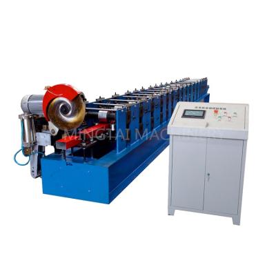 China Building Material Stores MingTai Square Pipe Downspout Roll Forming Machine For Sale for sale