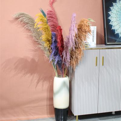 China Natural Touch Dried Flowers Bulk Multi-colored Natural Dry Flowers Bouquet Dried Pampas Grass Cheap Wholesale for sale