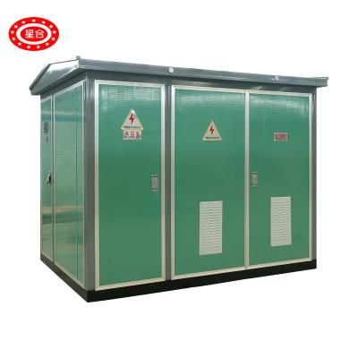 China Industrial Combined Substaiotn 33KV 500Kva 800Kva Outdoor European Box Shaped Compact Substation for sale